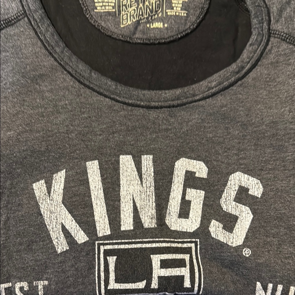 Original Retro Brand Gray LA Kings Sweatshirt